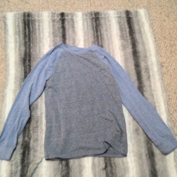 5/$25 Cat & Jack Boys 8/10 (M) Blue Varsity Style Long Sleeve Tee - Picture 1 of 2